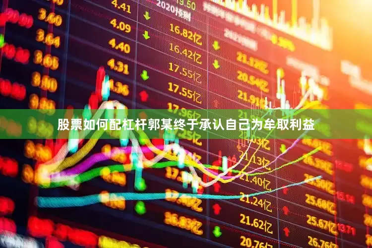 股票如何配杠杆郭某终于承认自己为牟取利益